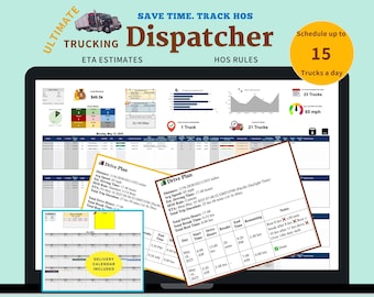 Trucking Dispatch Tool: HOS Rules Tracker & ETA Calculator