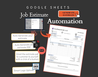 Automated Job Estimate Template: PDF Quote Generator
