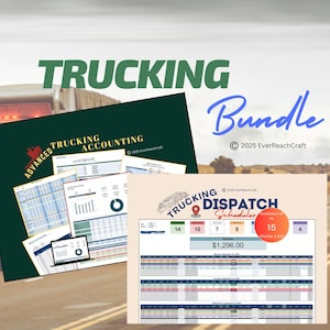 Trucking Dispatch & Accounting Spreadsheet Bundle