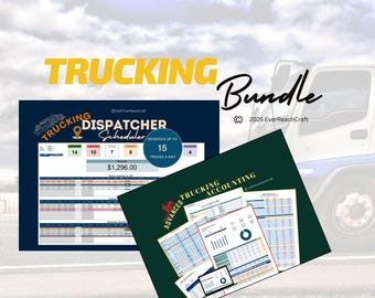 Owner-Operator Bundle | Trucking Accounting, Profit & Loss, Dispatch Scheduler