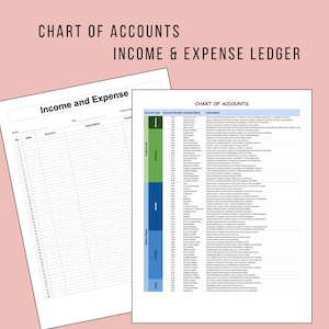 Small Business Chart of Accounts: Income & Expense Ledger