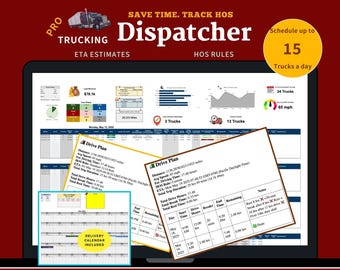 Trucking Dispatch Tool: HOS Rules Tracker  ETA Calculator