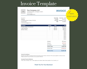 中小企業向け編集可能な請求書テンプレート | 領収書（Excel & Google Sheets）