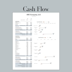 Two-Year Cash Flow Template: Excel Compatible