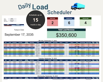 Daily Load and Delivery Scheduler: Truck Dispatch Tool
