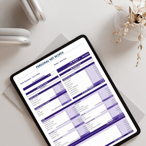 Personal Financial Template Net Worth Calculator Personal Balance Personal Financial Template Net Worth Calculator Personal Balance