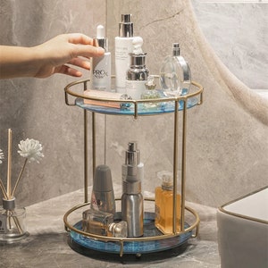 Great Metal Organizer for your Bathroom, Bathroom Shelf, Save Space and Organize Your Skin Care and Makeup Products, Home Decor