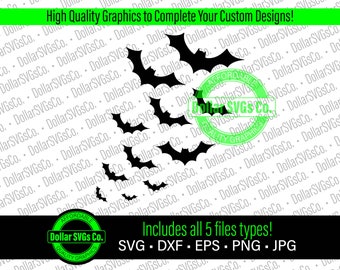 Bats svg | Halloween Bats svg | Halloween svg | dxf | png | jpg | svg  | Instant Download | Commercial Use