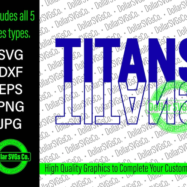 Titans Mascot svg | Titans svg | Go Titans | Basketball | Football | University of Detroit | Cal State Fullerton | Illinois Wesleyan