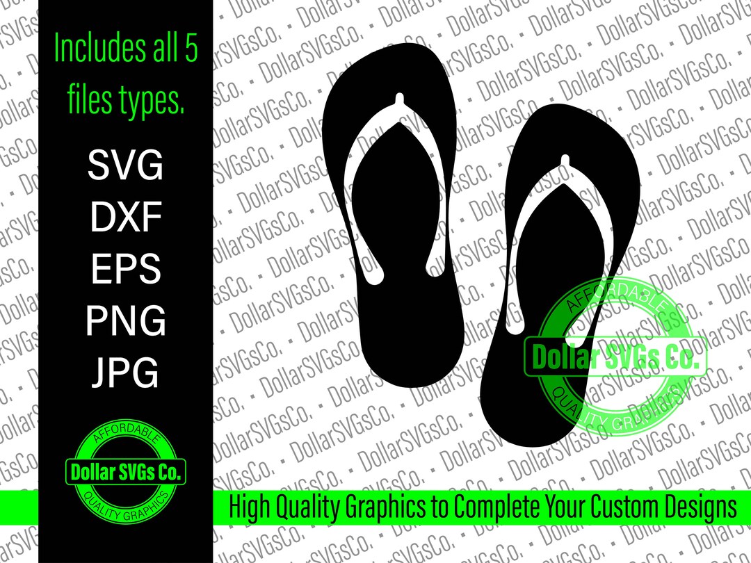 Flip Flops Svg Flip Flop Svg Summer Svg Beach Svg Flip Flops Instant ...