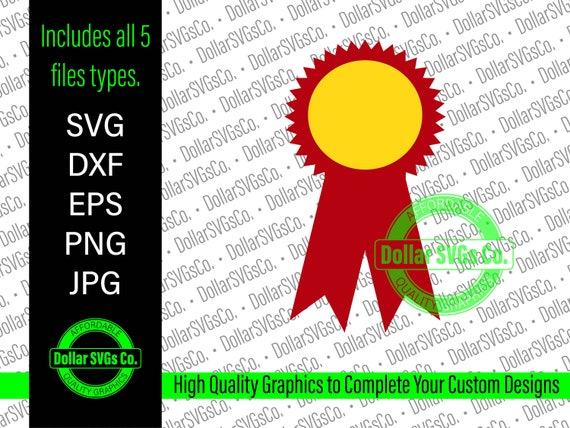 Award Ribbon Svg Ribbon Svg Reward Svg Prize Svg Place Etsy