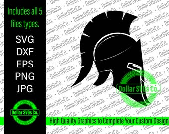 Spartan Helmet Svg Etsy