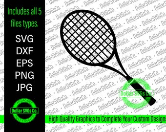 Tennis Racket svg | Tennis Raquet svg | Tennis svg | Tennis | instant download | commercial use