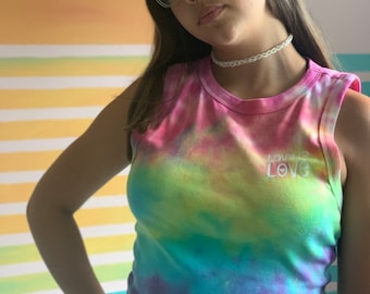 Rainbow Pride Crop Top