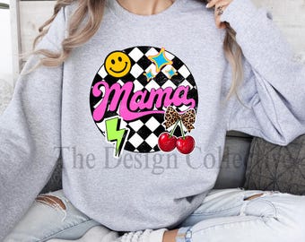 Mama Checkered PNG | Popular PNG