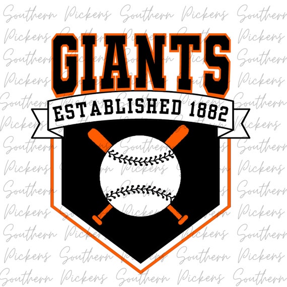 Fanion Vintage San Francisco Giants Années 60 - Logo G.G., Pont 30, MLB Officiel, Collection Baseball