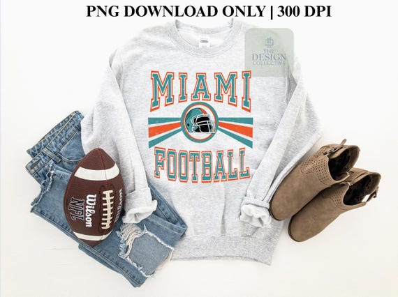 Miami Football PNG Sublimation commercial use