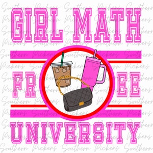 ガール数学大学 PNG DTF 昇華