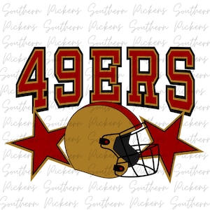 49 * ERS Football PNG z gwiazdkami | DTF | Sublimacja |