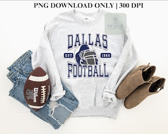 Vintage Dallas Cowboys | PNG | DTF | Sublimation | Full Color and Distressed Available