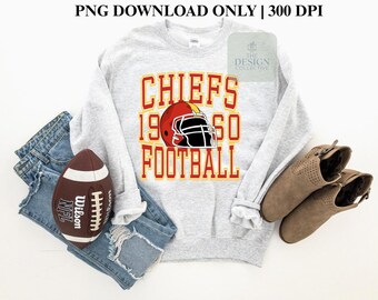 Chiefs Football 1960 | Super Bowl | NFL | PNG | Full Color & Distressed Downloads