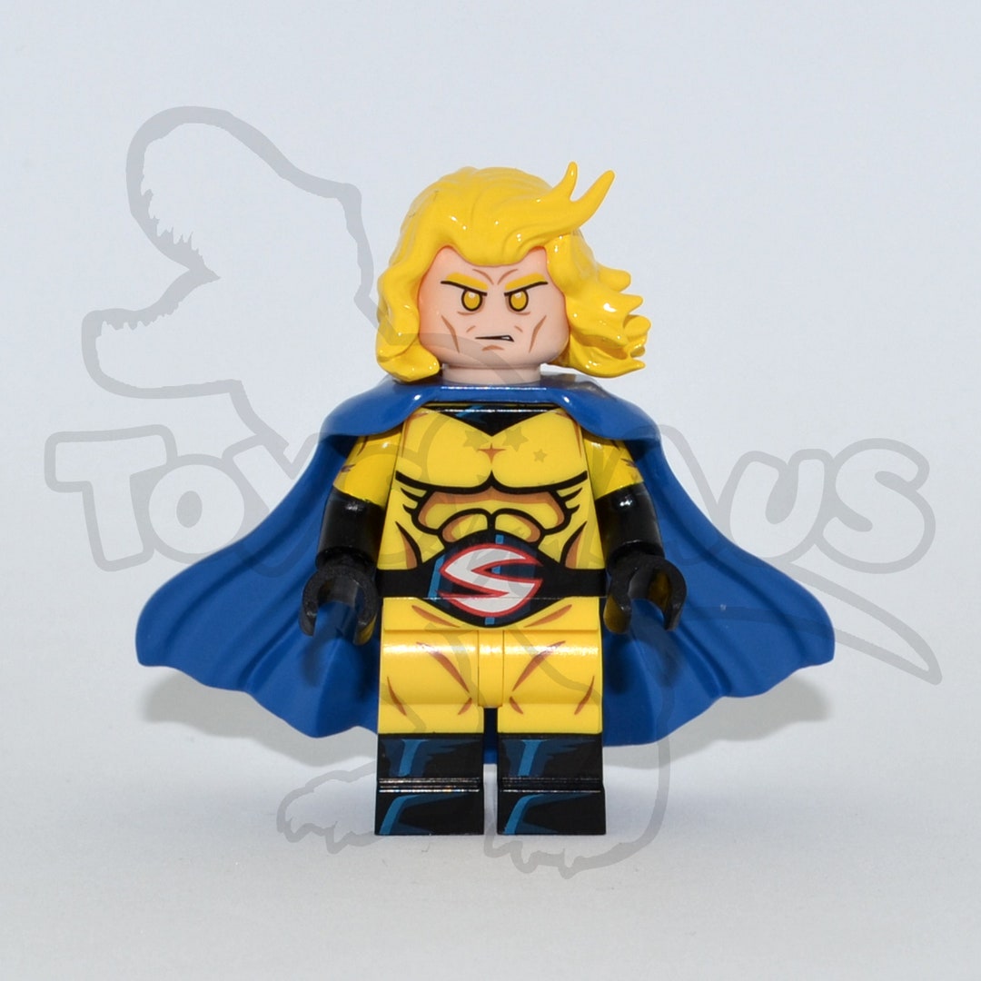 THE SENTRY Custom Pad Printed Lego Minifigure MARVEL Comics Etsy
