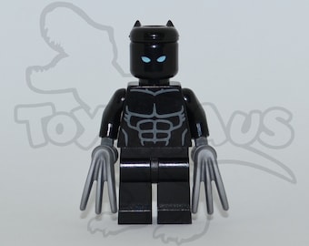 BLACK PANTHER Custom Pad Printed Minifigure Avengers Wakanda Forever Civil War Namor