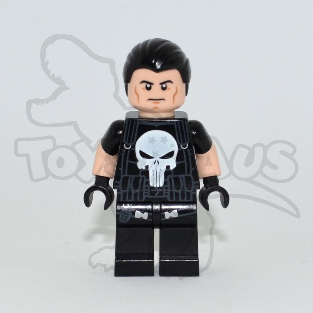 Lego Spiderman Lego Punisher Minifigure PUNISHER Modern Custom Pad Printed  Minifigure Marvel COMICS Daredevil Spider-man, image size:1080x1080