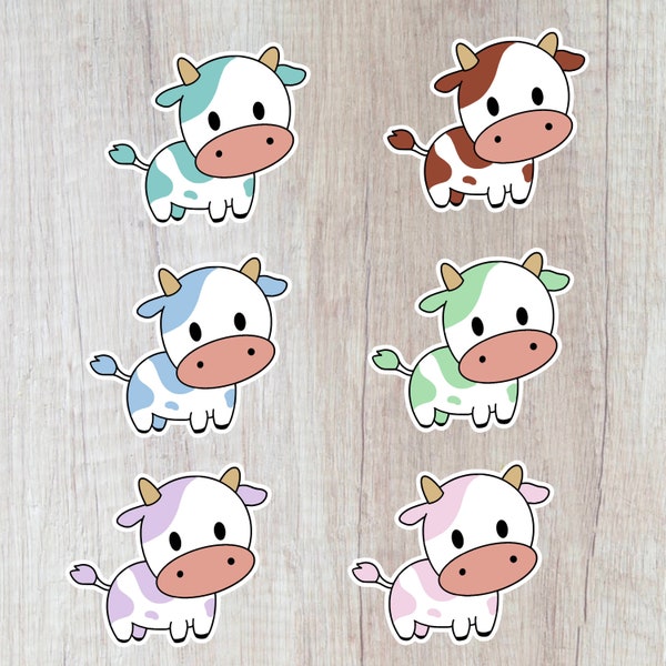Sticker - Cute Cow