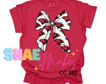 Cardinals, uiw , Png, Digital Design, sublimation, coquette bow ,preppy, girly,