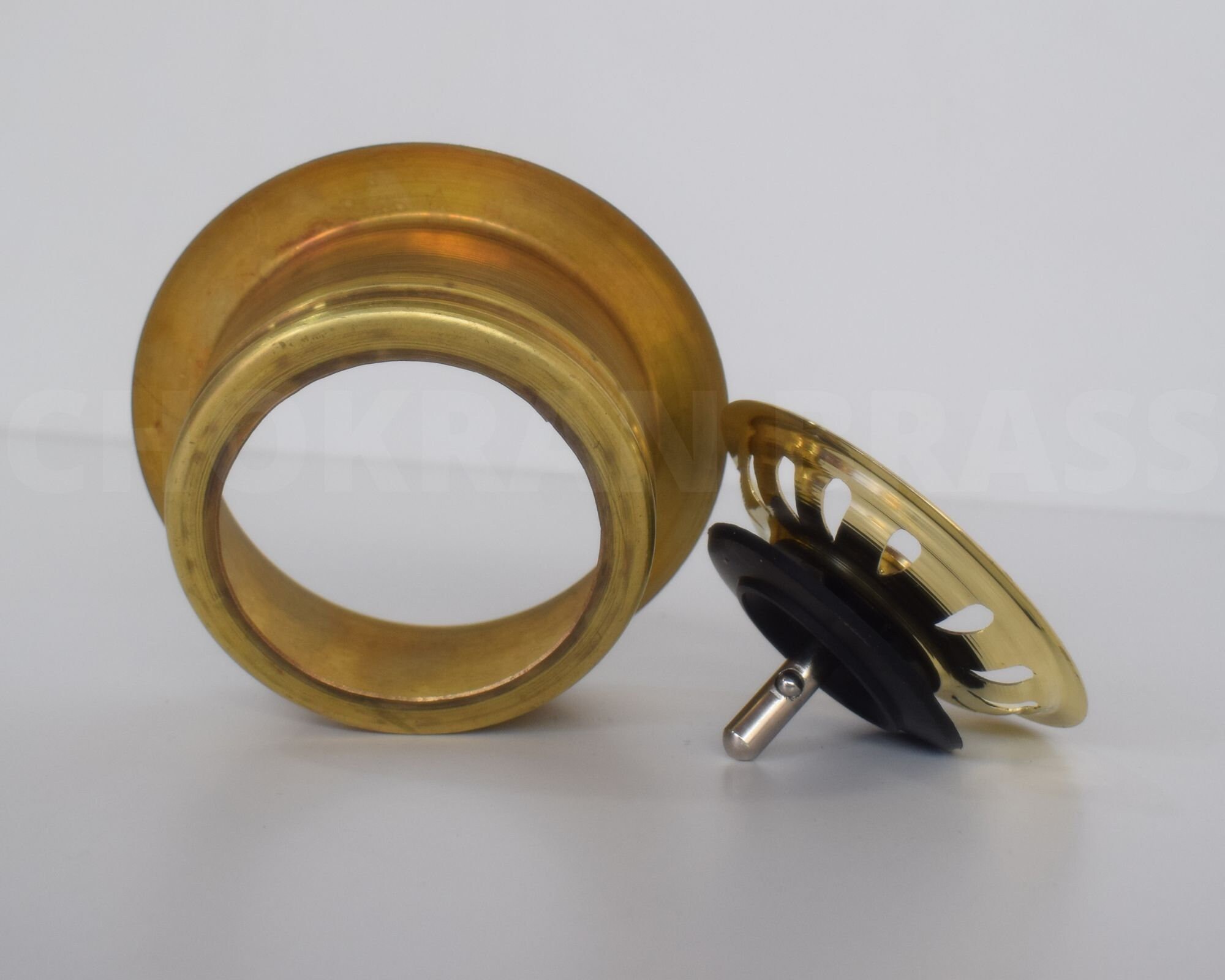 Unlacquered Brass Disposal and Flanges Sink Drain Hole Etsy
