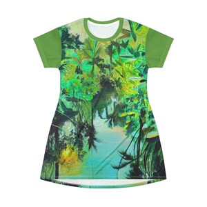 All Over Print T-Shirt Dress