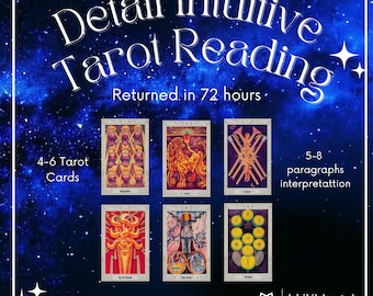 Tarot Reading 72-hour Detailed Intuitive Tarot Reading Any Area Tarot Career Tarot Love Tarot Relationship Tarot Finances Tarot General