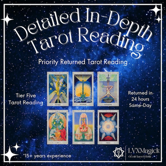 Same Day Tarot Reading | 5–9 Tarot Card In-Depth Detailed Tarot Analysis | 24 Hour Urgent Delivery Quick Custom Accurate Psychic Reading