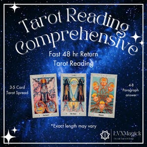 Tarot Reading 48 hr Return Quick Intuitive Psychic Reading Love Tarot Reading Money Career Tarot One Question Comprehensive Reading