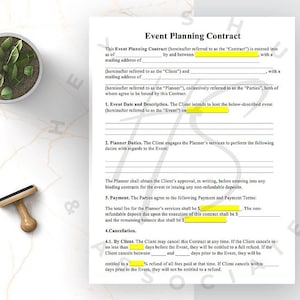 Event Planning Contract
