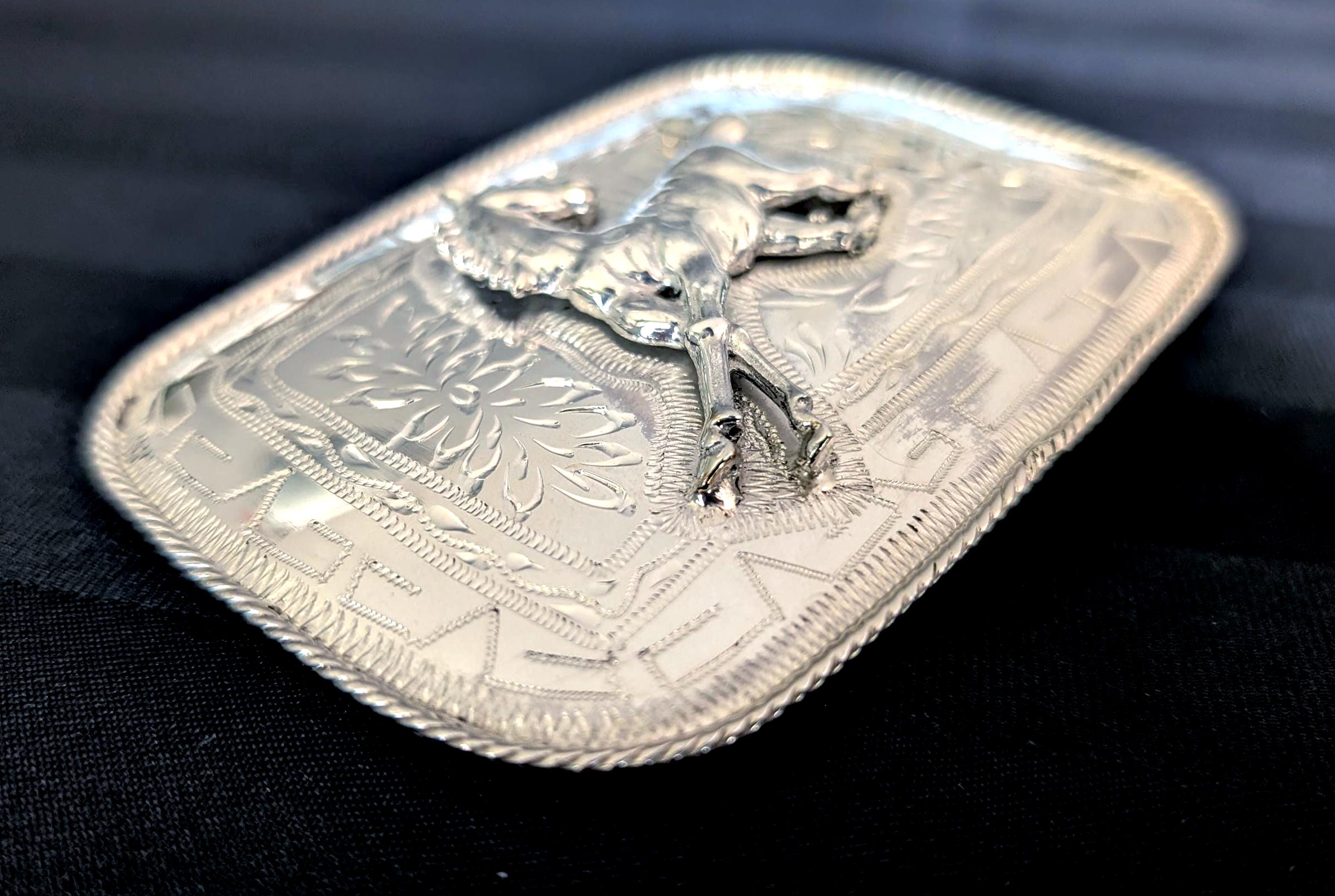 Mexican Silver Belt Buckle Taxco - Etsy