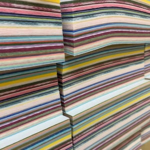 Bulk Japanese Washi Paper Squares, 300–1000 Sheets, Textured Assortment, 12cm, Made in Japan