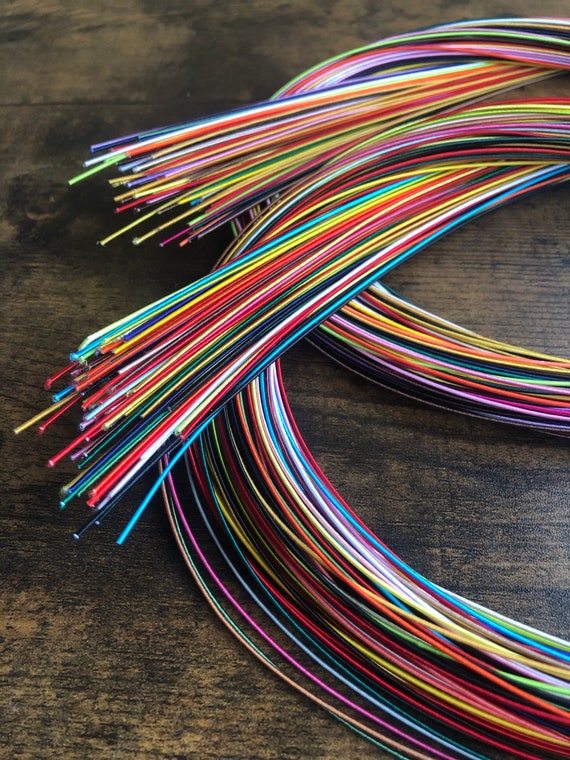 Mizuhiki cords, random color, Decorative paper cords, mizuhiki, multi color assort