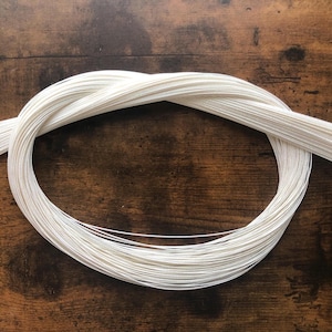 Mizuhiki cords 100 pcs! ,white sparkle color, Decorative paper cords, sparkle mizuhiki