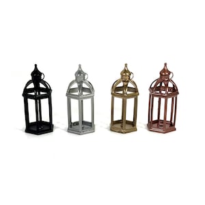 Arabic style lantern for nativity scenes and dioramas with 12v LED micro lamp - DL95