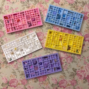 Miniatur Drucker Tablett - buntes Drucker Tablett fürs Puppenhaus