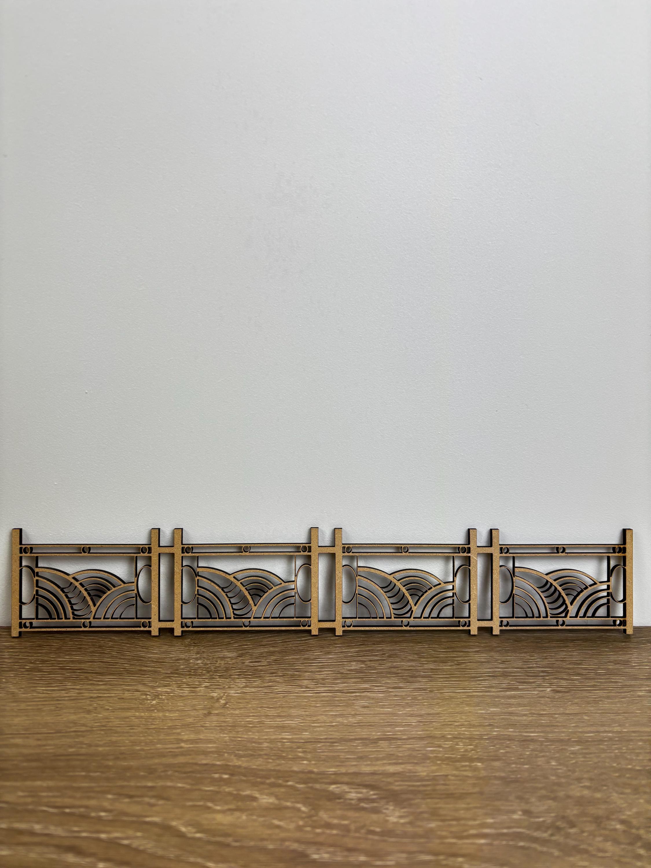 Raingow Railing Rainbow Dollhouse Fence Panel, MDF Diy Railing Kit - Etsy Canada