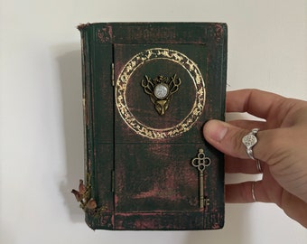 Miniature hidden world, Curiosity, witches miniature book nook, secret world miniature, miniatures, book art