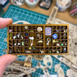 Miniatur Drucker Tablett - Puppenhaus Miniatur - Schmucktablett