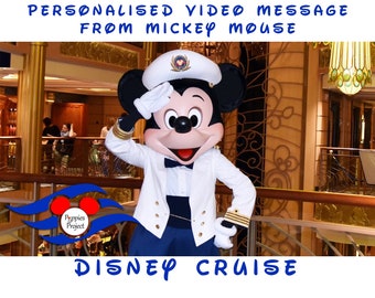 Personalised Captain Mickey Cruise Edition - Video Message to reveal your Magical Cruise Trip (Version 1)