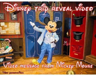 Video Message from Mickey Mouse to Reveal your Magical Trip (Non-Personalised)