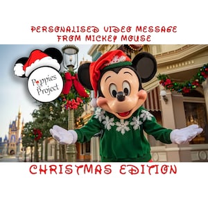 Personalised Mickey Mouse Christmas Edition - Video Reveal