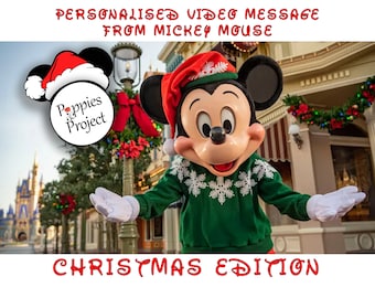 Personalised Mickey Mouse Christmas Edition - Video Reveal