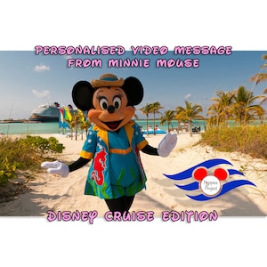 Personalised Minnie (Cruise Edition) Video Message to reveal your Magical Trip